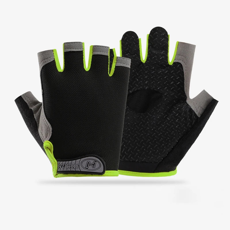 Gym Gloves Fitness Training Fingerless Men Women Bodybuilding Exercise Sports Gloves for Cycling Bicycle Anti Slip Breathable