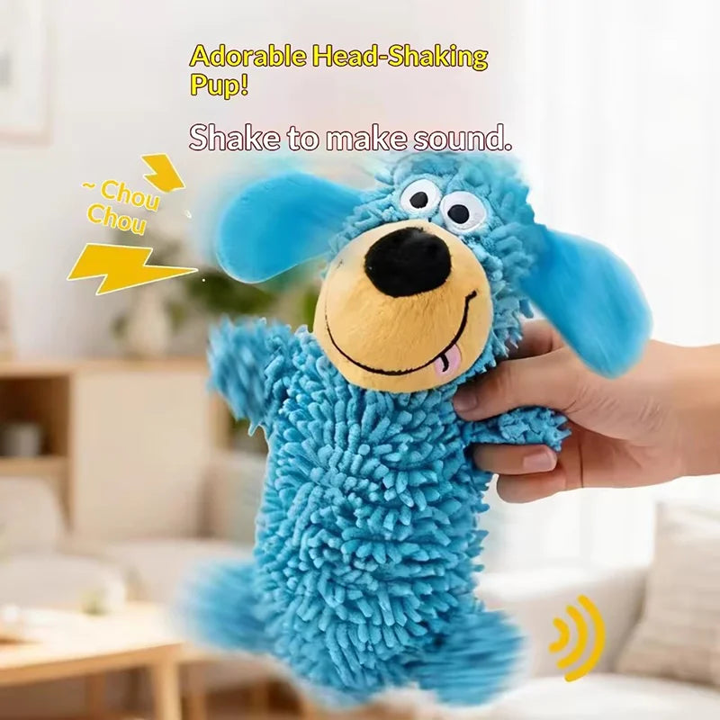 Dog Toy Squeaky Pet Chew Toy Durable Teething Molar Puppy Self Entertainment Interactive Stuffed Doll For Small Medium Dogs