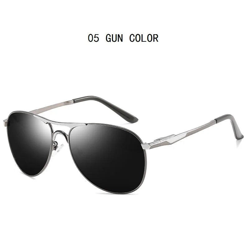 Sunglasses For Men Women Metal Frame Pilot Glasses Male Fashion Driving Sun Glasses Brand Design Eyewear Shades
