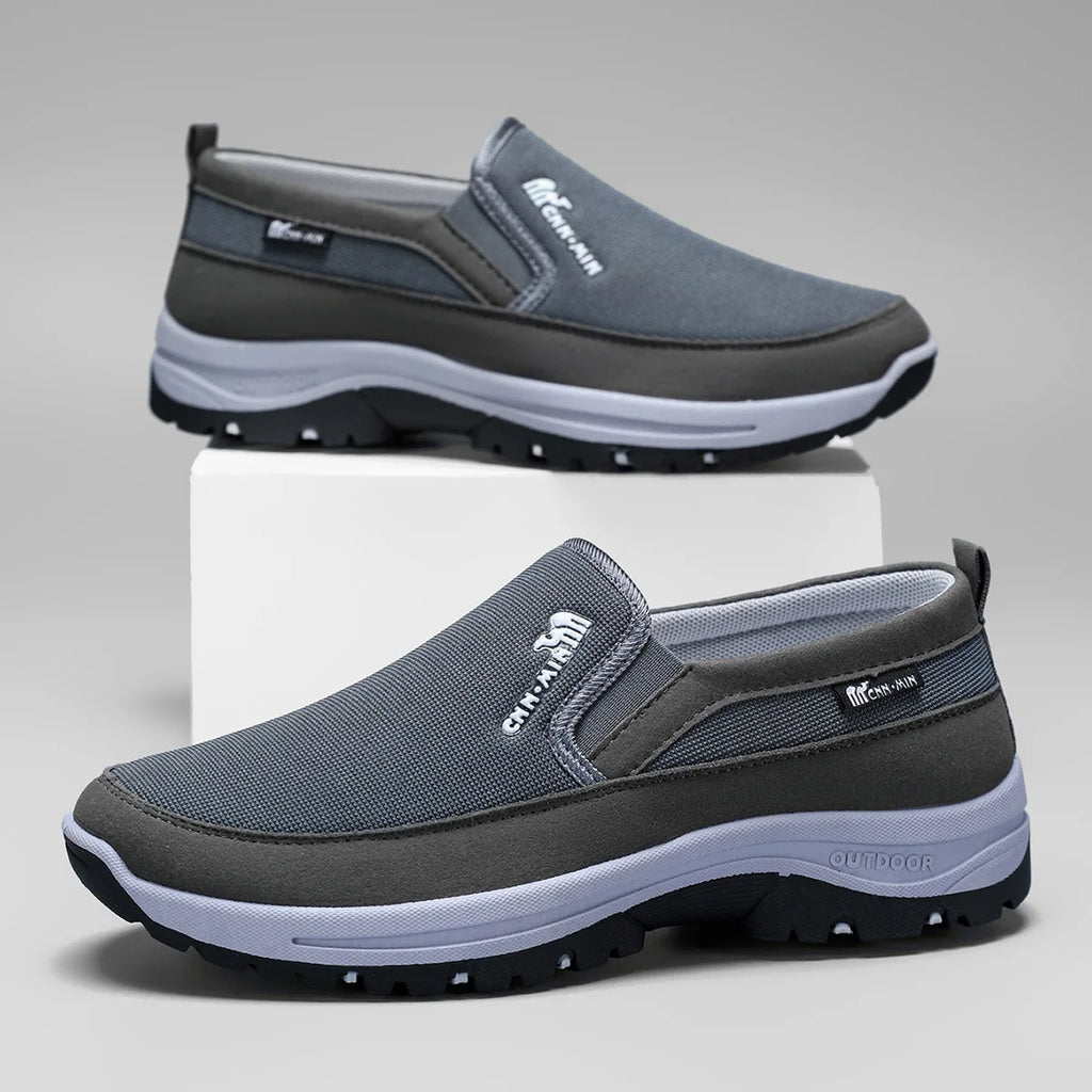Men's Casual Retro Classic Loafers Outdoor Sports Lightweight Tennis Shoes Jogging Comfortable Wear-resistant Non-slip Slip-on
