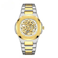 Men's Watches Luxury Automatic Watch For Men Mechanical Wristwatch Skeleton Stainless Steel Sapphire Glass Male Clock 2023