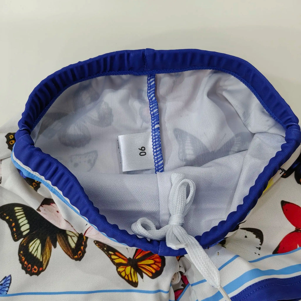 2026 new boys swim trunks Children's Swimming wear Male Baby butterfly swim shorts Hot Spring Swimming wear for babay 1-12 year