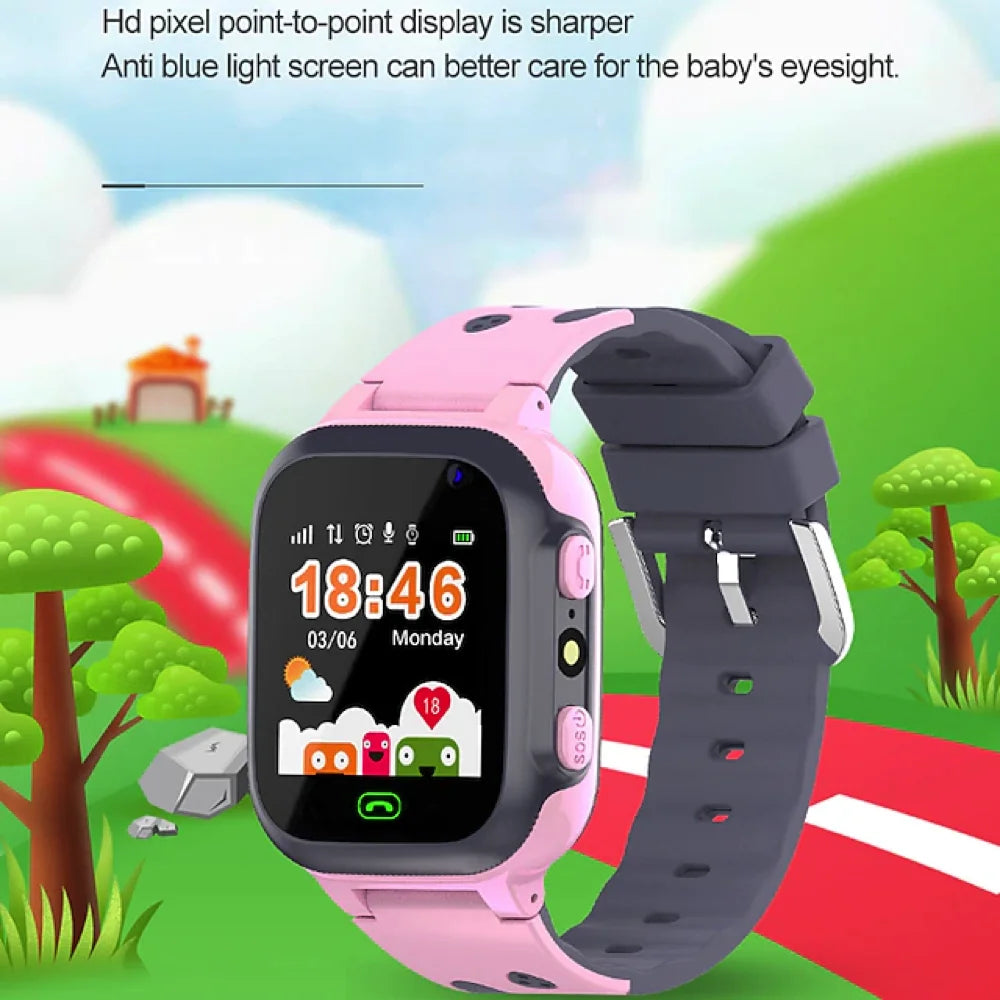 2025 Kids Smart Watch Waterproof SOS Antil-Lost Phone Watch SIM Card Location Tracker Child Smartwatch Kids Gift For IOS Android