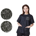 Pet Grooming Clothing Waterproof Pet Hospital Work Clothes Pet Stores Anti Hair And Anti-static Pet Groomer Smock Uniform Tops