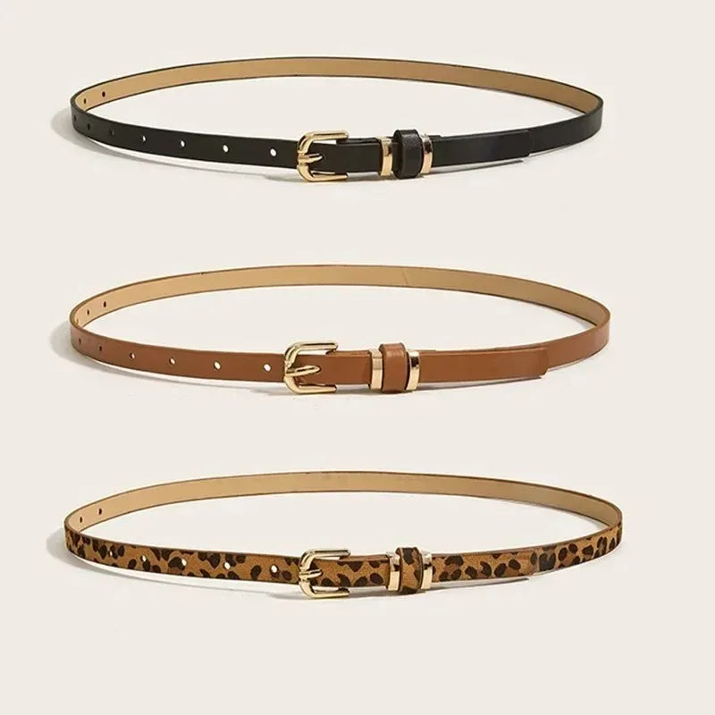 Designer Fashion Belts for Women Black PU Leather Waist Belt Ladies Strap for Dresses Stylish Belt Female Accessory CY06