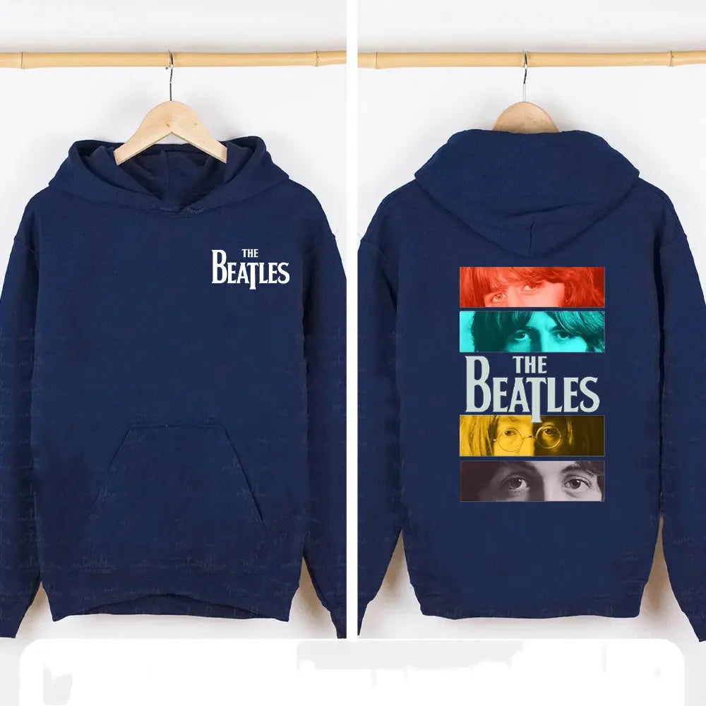 The B-Beatles Metal Rock Band Hoodie Men Women High Quality Sweatshirt Autumn Oversized Pullovers Autumn and Winter Long Sleeve