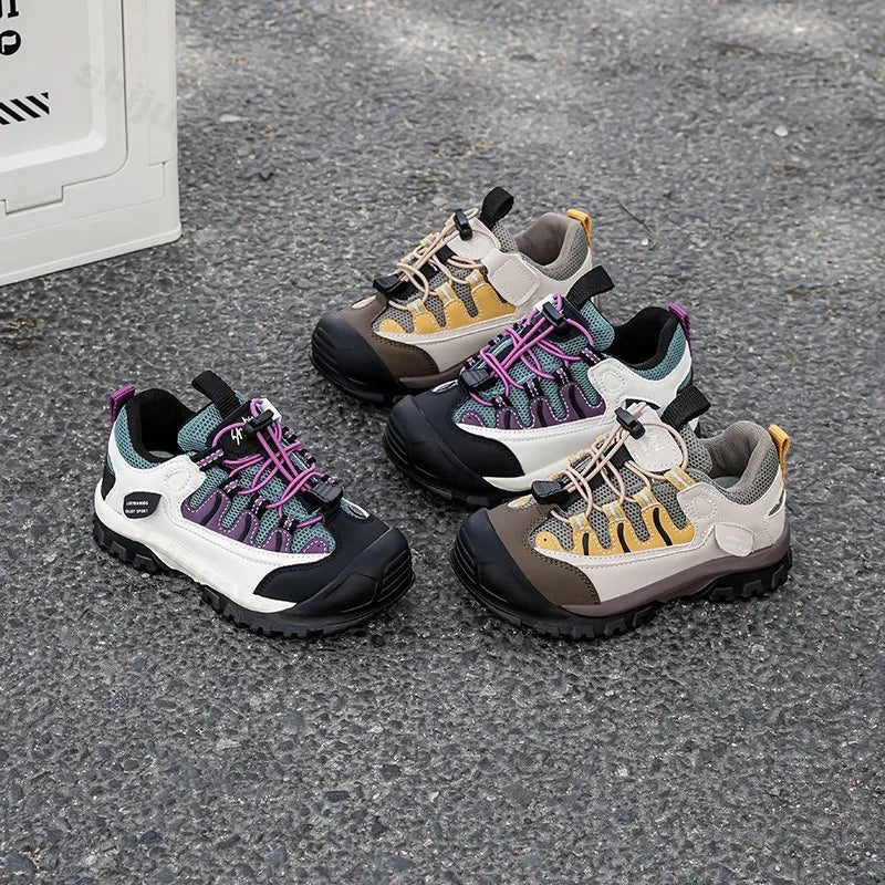 Children Casual Sports Shoes 2025 Autumn Comfortable Anti Slip Outdoor Breathable Boys Running Shoes Fashion Girls Walking Shoes