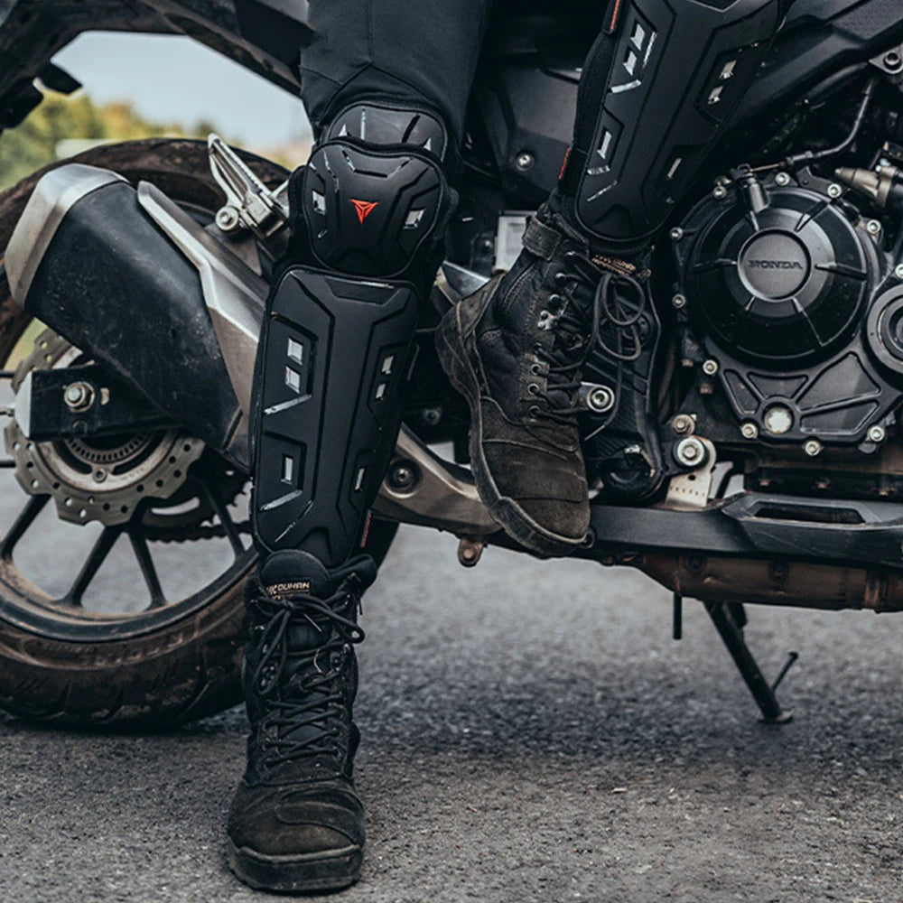 Outdoor Sport Equipment Riding Protective Gears 4Pcs/set Knee Elbow Protective Pads Motorcycle Motocross Skating Protectors