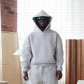 Solid Color Hoodie Y2K Hooded Long Sleeved Pullover Top Punk Street Retro Kpop Hip-hop Clothes Women Men Clothing Sweatpants emo