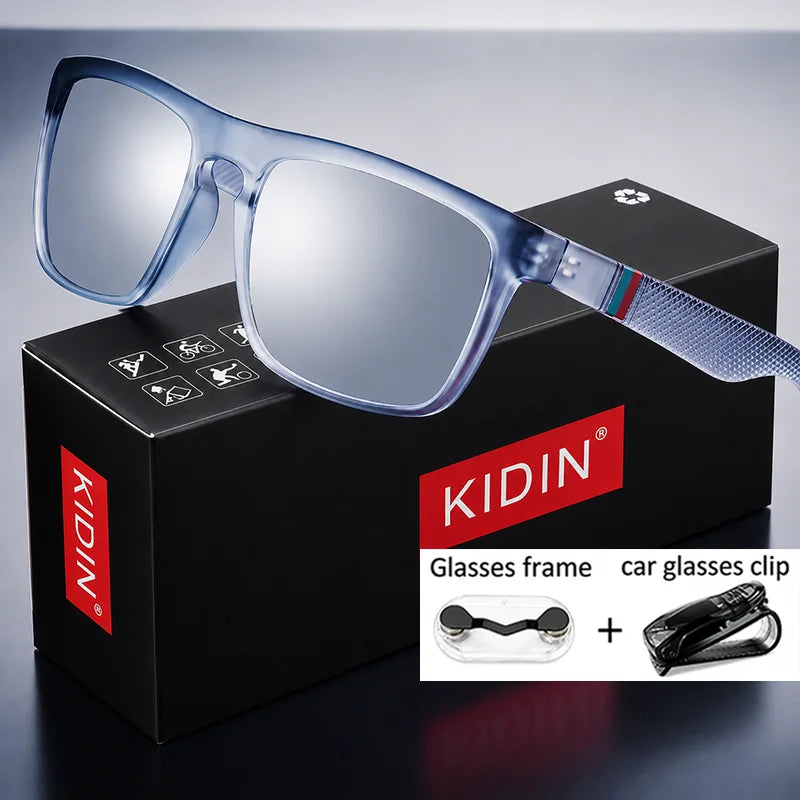 Polarized Sunglasses for Men Women Luxury Square Frame UV400 Driving Fishing Cycling Walking Beach Outdoor Sports Sun Glasses