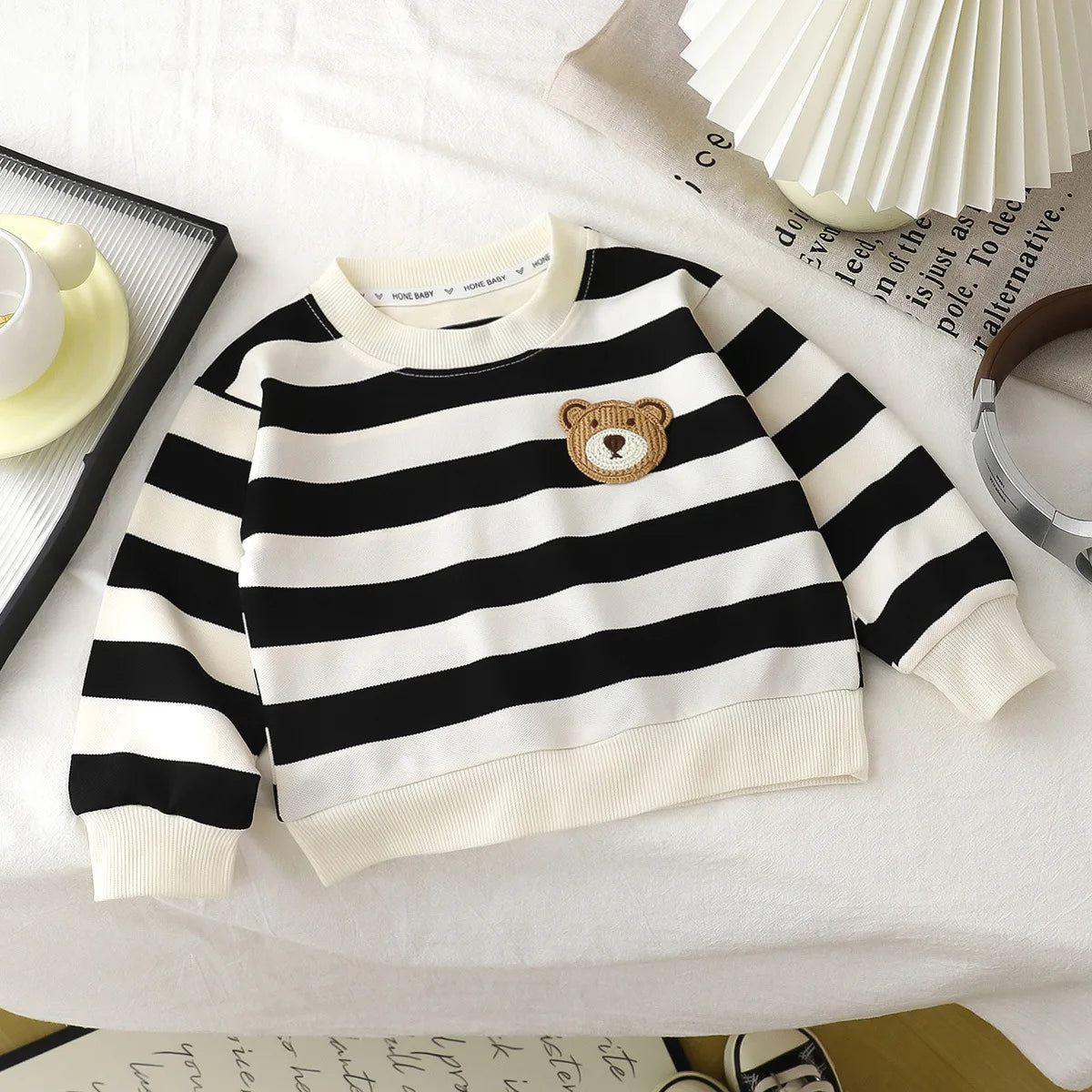 Children's Sweatshirt Kids Clothes Boys Girls T-shirt Elastic Sweater Long Sleeve Pullover Tops Baby Children Clothing
