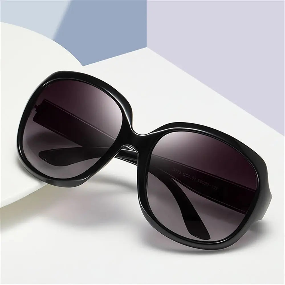 New Shades Sunglasses for Women Square UV 400 Vintage Eyewear Elliptical Frame Oversized Sunglasses for Women & Men