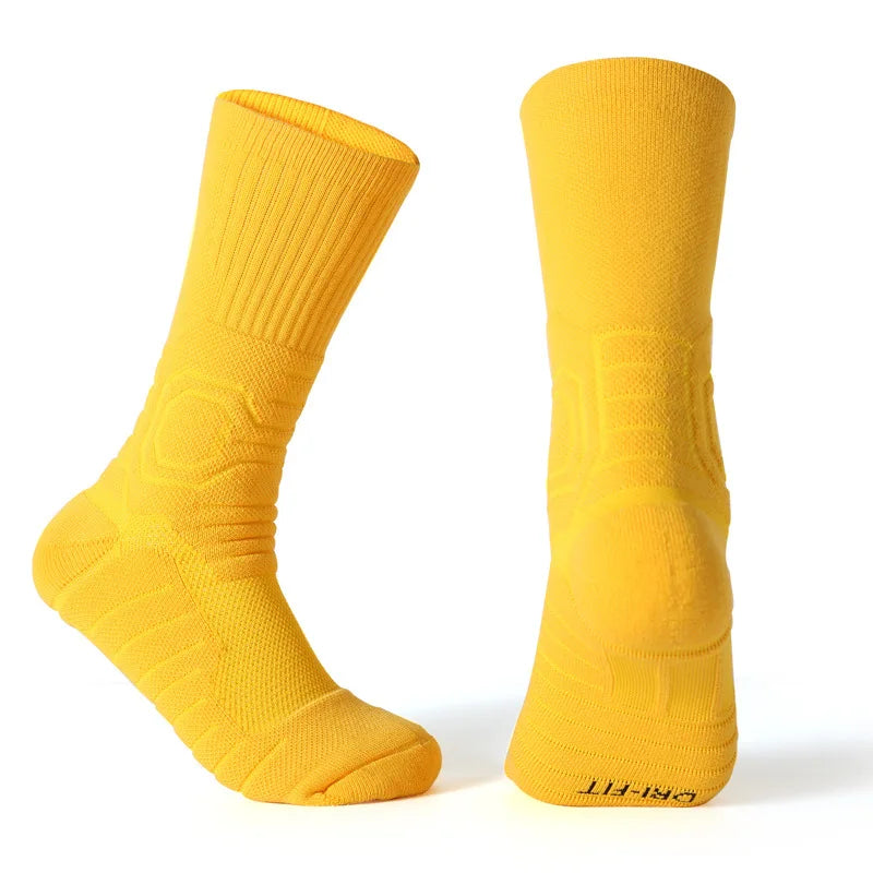 Women Professional Basketball Sock Long Tube Sports  Men Thickened High Towel Sweat-absorbent Non-slip Breathable Elite W100