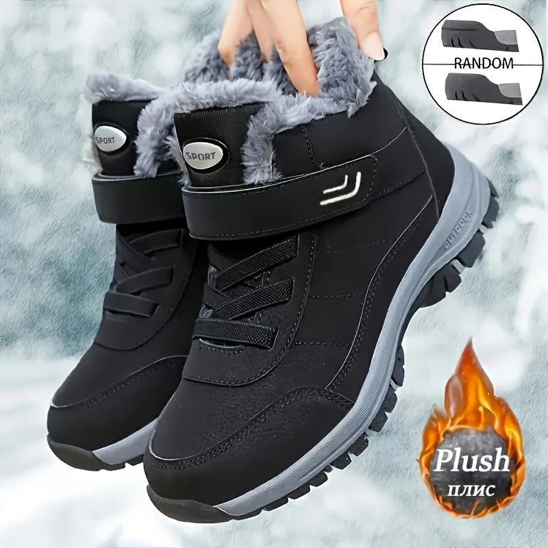 2025 Winter Casual Men Shoes Snow Booties Non-slip Ankle Boots Fur Shoes Botas Waterproof  Outdoor Men Work Ankle Boots Footwear