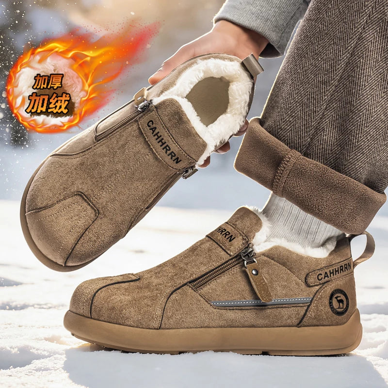 Men boots New Winter Slippers Warm Men Shoes Waterproof Non-Slip Plush Sneakers Male tenis shoes Boots Men Sneakers Winter boots