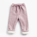 Infants Long Pants Thicken Kids Pants Solid Warm Children Clothing Winter