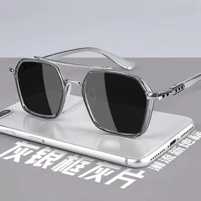 Trendy Sunglasses for Men Professional Day Night Driver Sun Glasses Women Fashion Vintage Eyewear Shades UV Protection Eyeglass