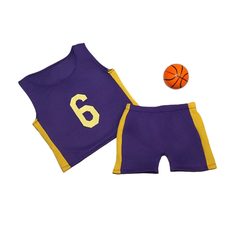 Baby Photography Costume Basketball Clothing Outfit Newborn Photography Props for 0-2 Month Boy Girl Photo Clothes 15UB