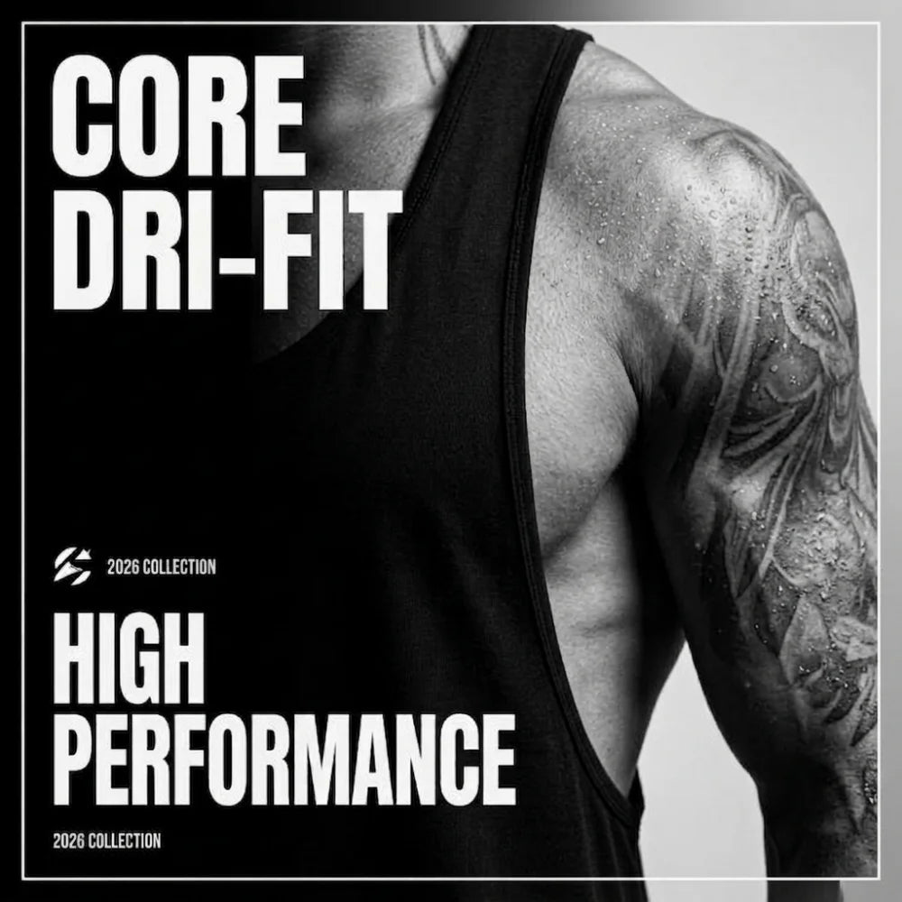 Men's New Summer Tank Top Cotton Sleeveless Square Collar Gym Exercise T-Shirt Breathable Comfortable Casual Sports Vest for Men