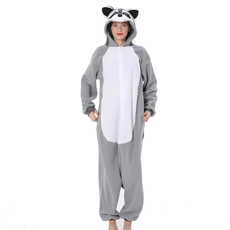 Men Pajamas Animal Warm Home Clothes Adult Women's Bodysuit Cartoon Pajamases Birthday Gift Masquerade Cosplay Costume 2026