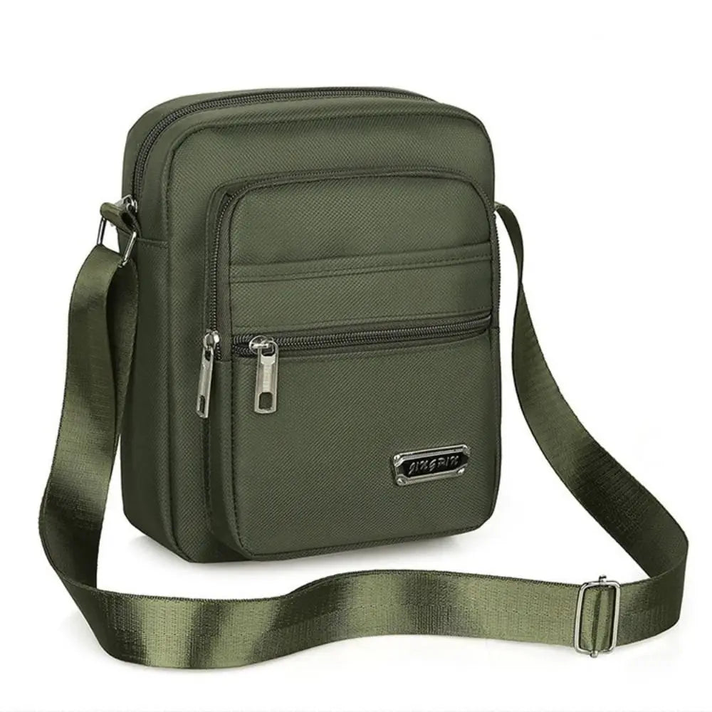 Men Crossbody Bags Male Nylon Shoulder Bags Boy Messenger Bags Man Handbags for Travel Casual Large Satchel Grey