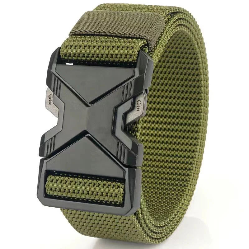 Multiple Styles of Tactical Waist Belts The Men's Buckle Belt Nylon Braided Lightweight Breathable Daily Commuter Men's Belt New