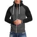 Autumn Winter New Hoodies For Man Clothes Fashion Casual Velvet Warm Zipper Hooded Pullover Outdoor Running  Hoodies Sweatshirt