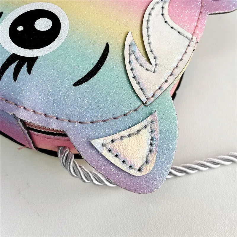 Cute Baby Kids Mini Coin Purse Handbags Boys Girls Wallet Pouch Crossbody Bags Lovely Cartoon Cat Children's Small Shoulder Bag