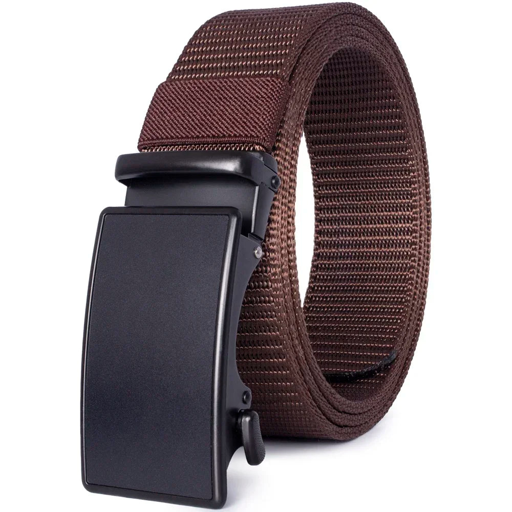 Men Belt Nylon Breathable Belts For Men Leather Belt Cowboy Designer Outdoor Tactical Belt Military Gifts Women Automatic Buckle
