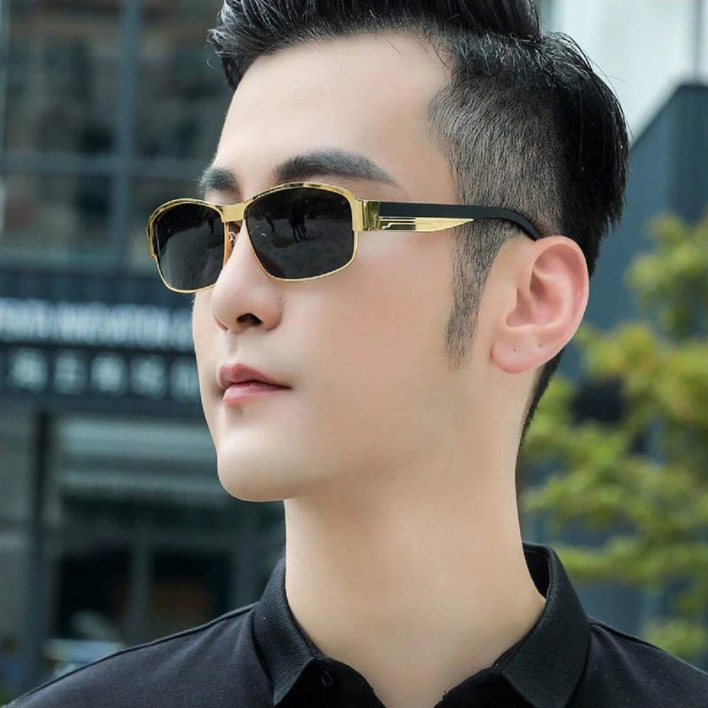 Sunglasses for Men Day and Night Vision Driving Fishing Polarized Anti-UV Trend Shades For Men Glass Authentic Sun Protection Su