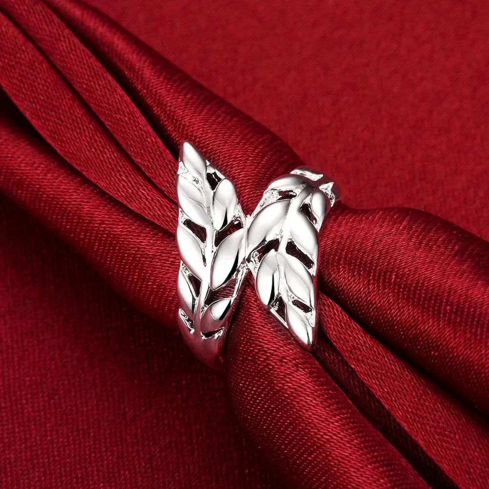 Cute jewelry 925 Sterling silver Rings For Women adjustable Fashion elegant Wedding Party custom Holiday gifts