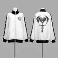 Japanese Punk Style Hoodies Coats Y2k Aesthetic Women Printing Oversized Jacket Gothic Csual Grunge Double Zippers Sweatshirts