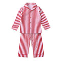 Children Striped Christmas Pajamas Clothes Set Toddler Boy Girl Tops + Pants 2pcs Pants Suit Kids Homewear Cotton Outfits