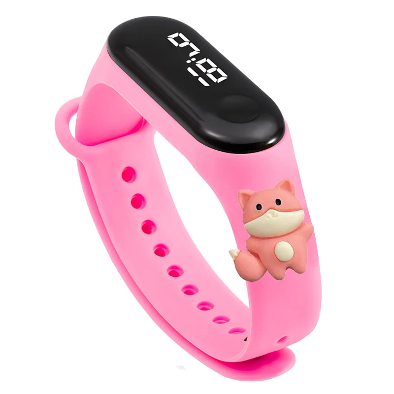 Fashion Children Watches For Boys Girls Electronic Bracelet Sports Touch LED Cartoon Doll Kids Watch Women Waterproof Clock