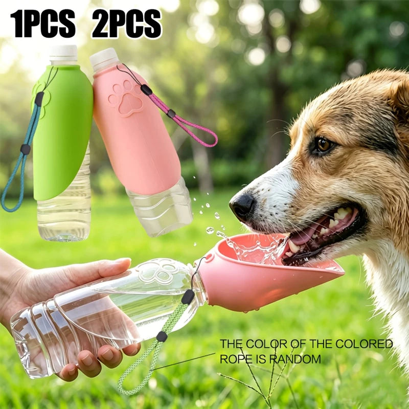 Silicone Pet Water Bottle Portable Dog Outdoor Water Dispenser Travel Drinking Feeder for Dogs Cats Accessories