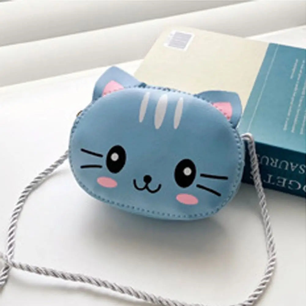 Mini Crossbody Bag for Children Cute Cartoon Animal Rabbit Baby Girls Shoulder Bags Boys Kids Small Coin Purse Handbags Wallet