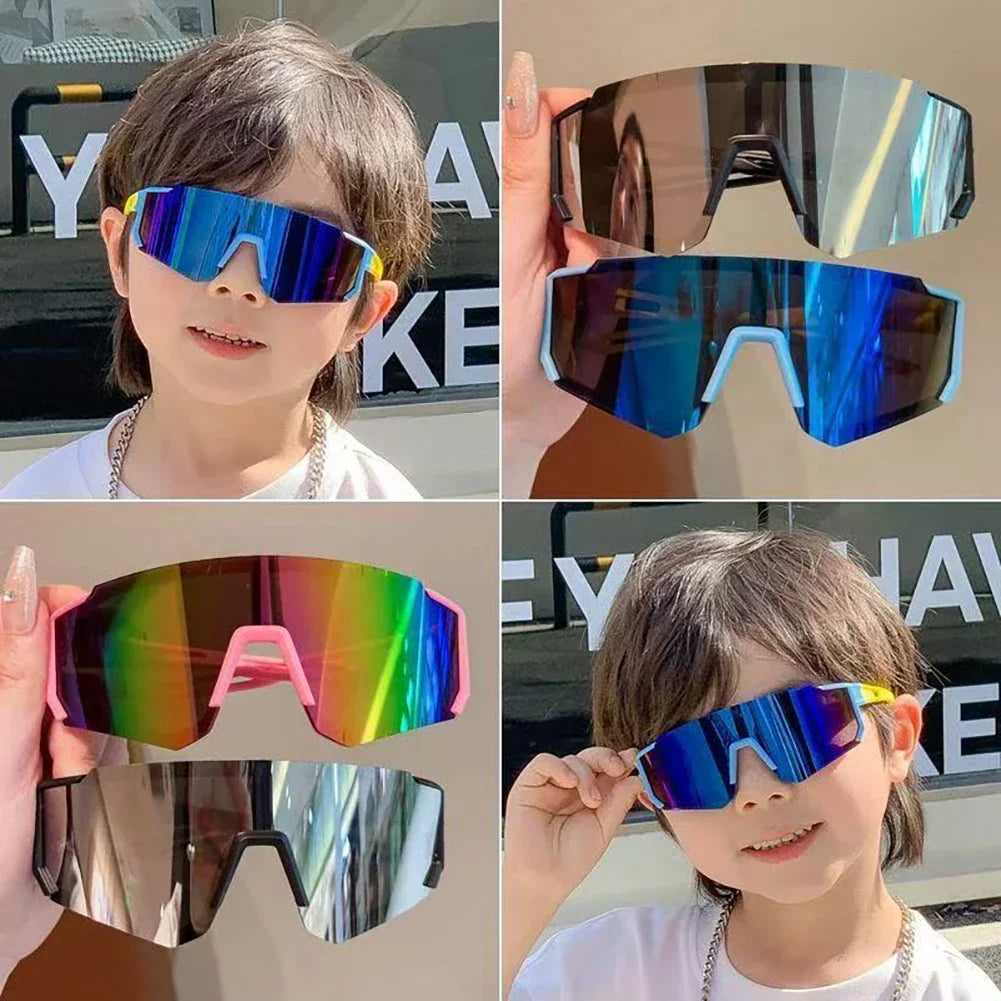 Kids Cycling Sunglasses MTB Fishing Sport Bicycle Glasses UV400 Child Camping Goggles Boys Girls Outdoor Bike Eyewear