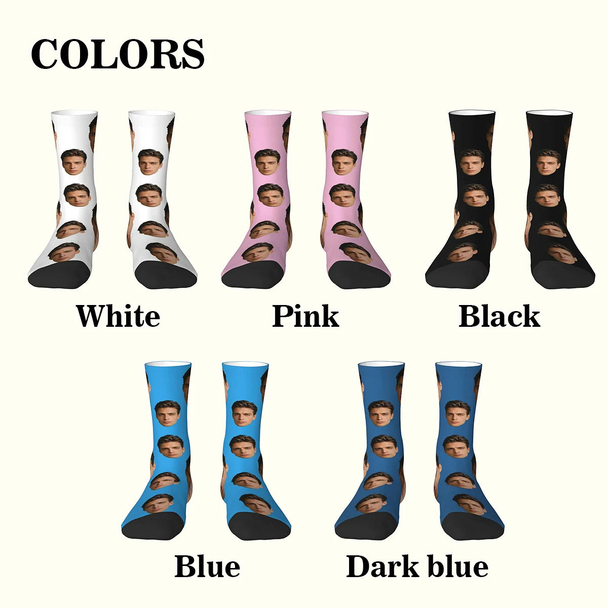 Custom Avatar Socks for Men and Women Custom Photo Socks Personalized Picture Socks Photo Socks Personalized Gifts