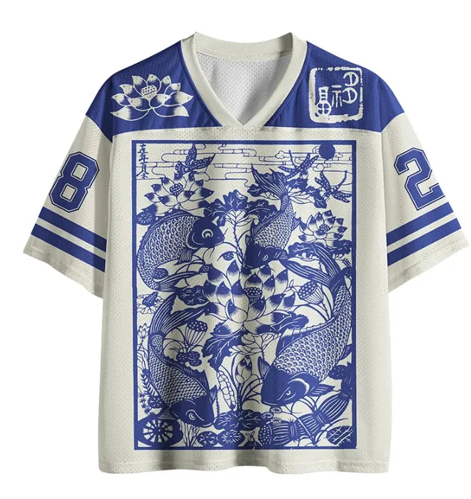 Ukiyo-e Enthusiasts Rejoice! 3D Printed Short-sleeve Shirts for Adults and Children, Wearing Eastern Aesthetics on Your Body