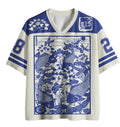 Ukiyo-e Enthusiasts Rejoice! 3D Printed Short-sleeve Shirts for Adults and Children, Wearing Eastern Aesthetics on Your Body
