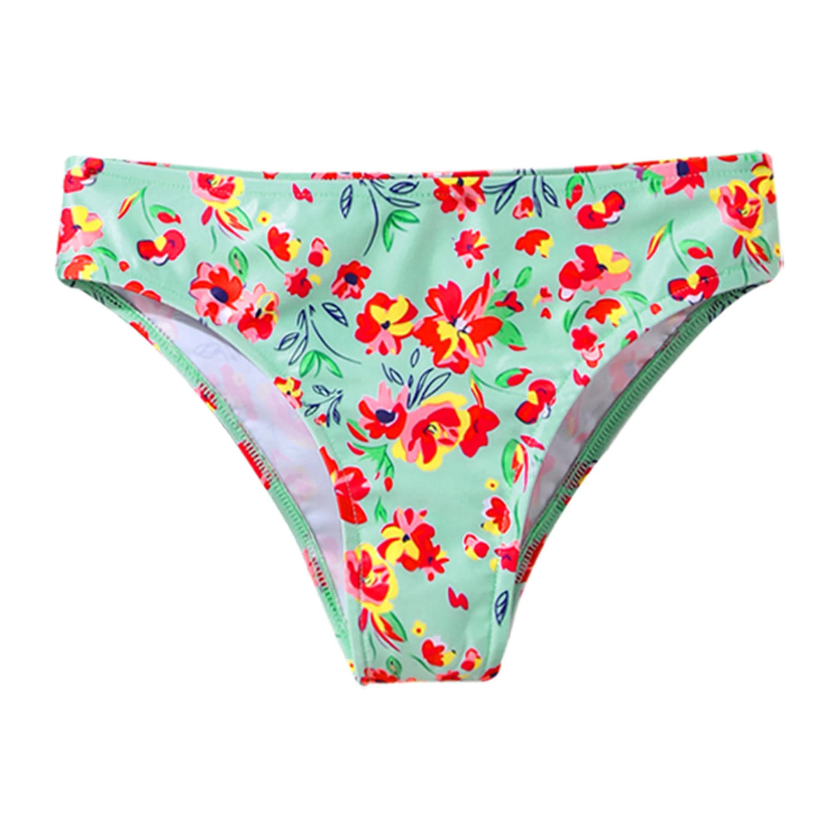 Kids Girls Swim Bikini Briefs Bottoms for Beach Pool Swimming Bathing Suit Stretch Panties Underwear Triangle Shorts Swimwear