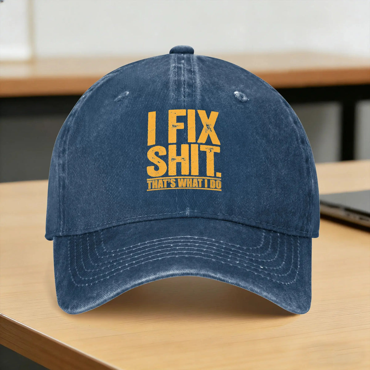 I Fix Shit That's What I Do Tshirt Mechanic Father Dad Baseball Cap Men Adult Print Hip Hop Hats Summer Baseball Caps