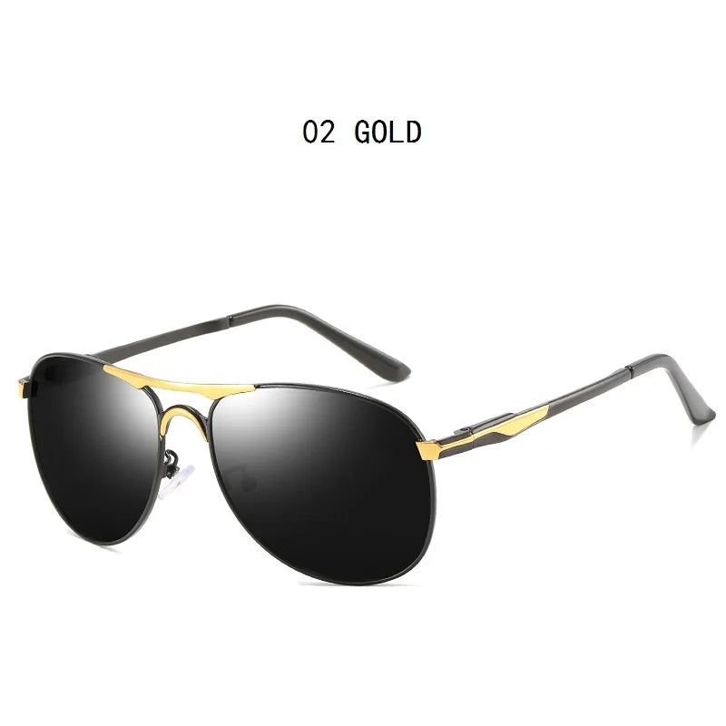 Sunglasses For Men Women Metal Frame Pilot Glasses Male Fashion Driving Sun Glasses Brand Design Eyewear Shades