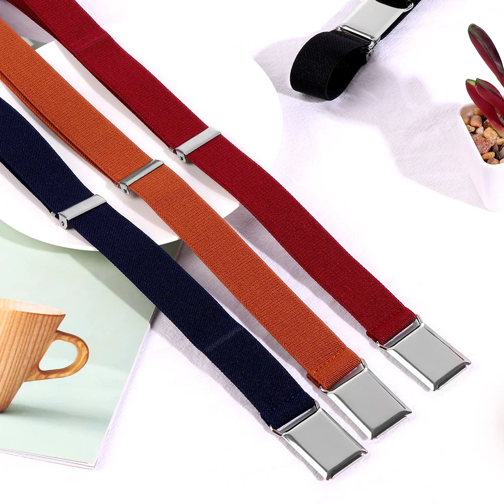Kids Elastic Belts Girl Adjustable Elastic Canvas Waistband Stretch Waist Belt With Buckle