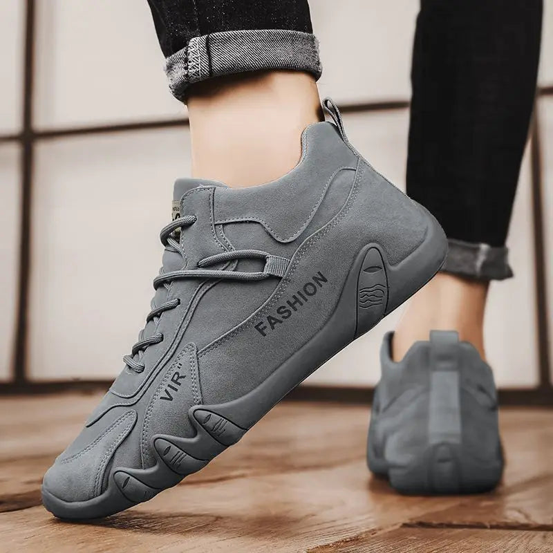 Ankle Boots for Men Casual Plush Warm Snow Boots Winter Sneaker Non Slip Work Shoes Men Motorcycle Short Boots Zapatillas Hombre