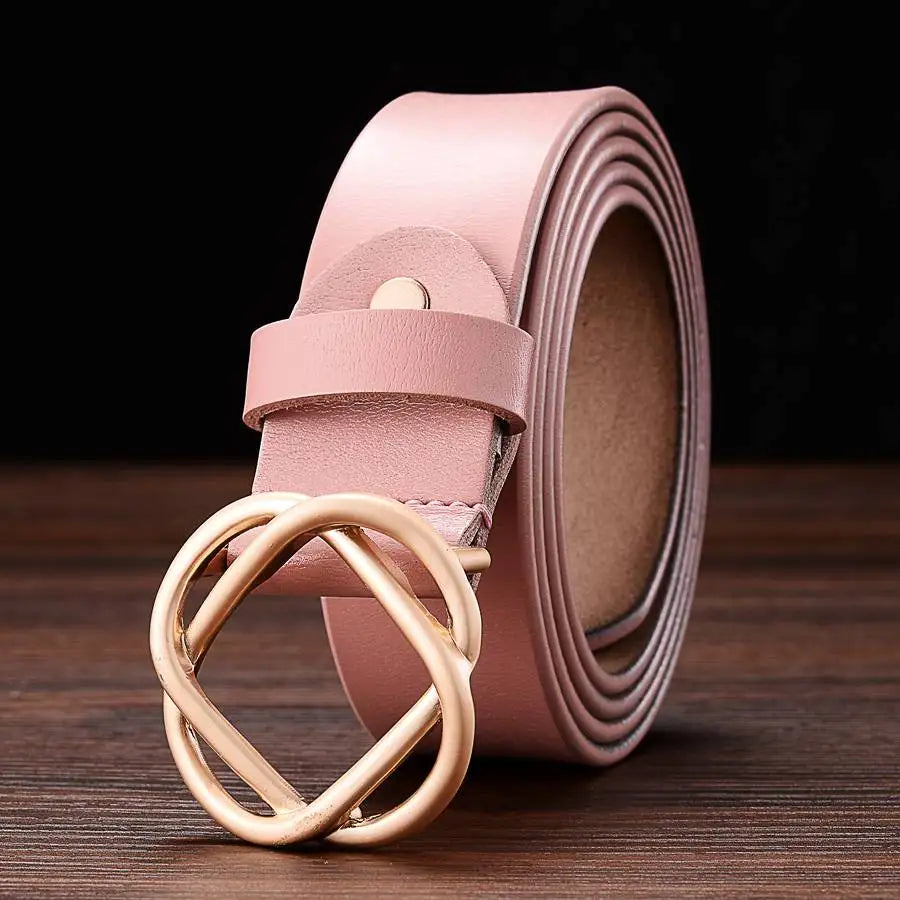 Female Belt New Classic Leather Belts for Women Brand Women Waistband Ceinture Femmes Women Belts  3.3cm Length:95-120cm