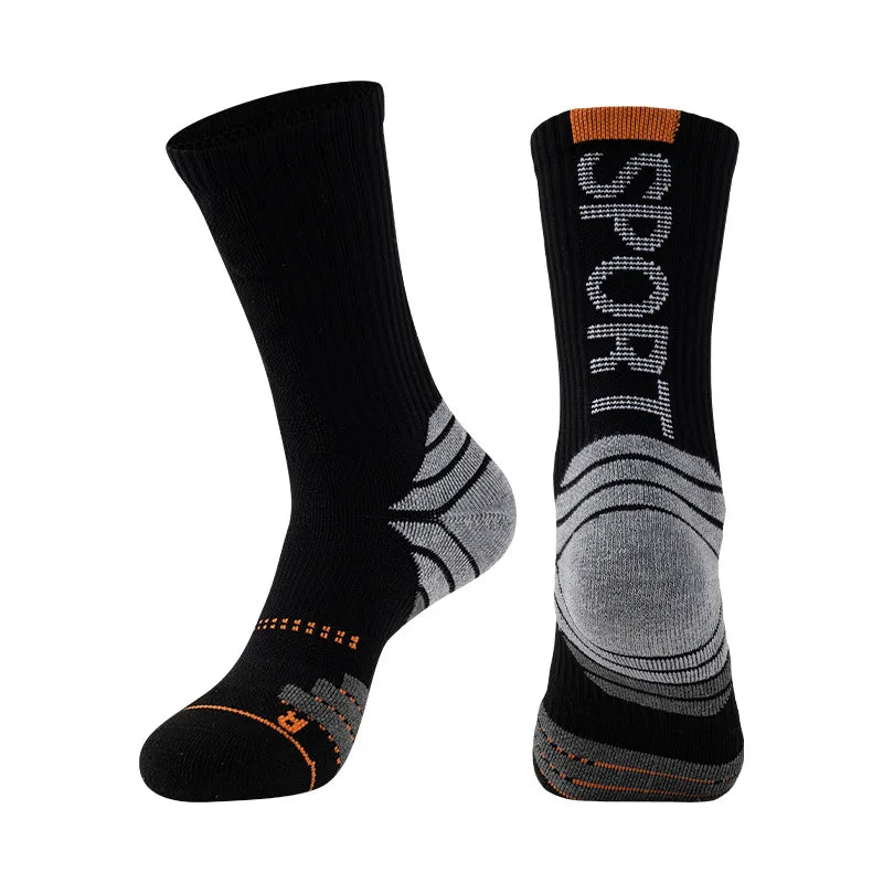 Women Professional Basketball Sock Long Tube Sports  Men Thickened High Towel Sweat-absorbent Non-slip Breathable Elite W100