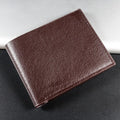 Fashion Short Men's Wallet PU Leather Men Wallets Multiple Card Slots ID/Credit Card Holder Black Wallets for Man