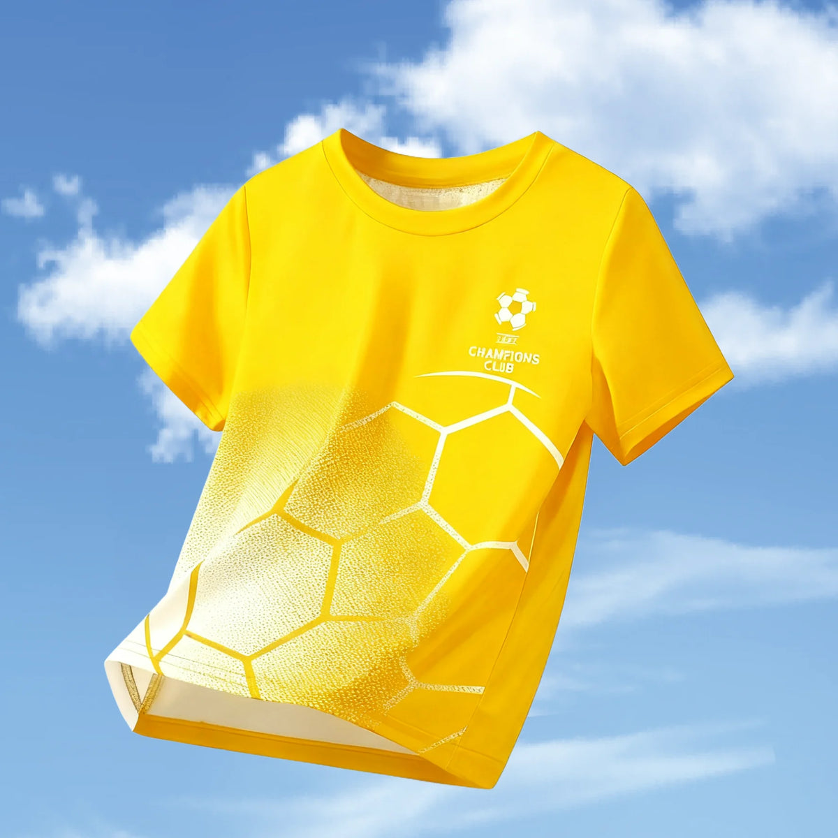Kids Clothes Football Jersey Short Sleeve T-Shirt Boys Girls Clothes 2-14y Outdoor Quick Drying Soccer Shirt Casual Children Top