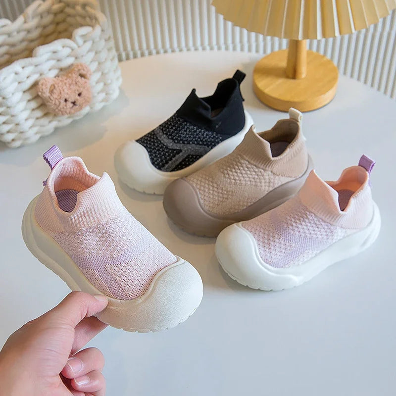 Kids Sneakers for Girls Simple Solid Color Children Tennis Shoes Soft Bottom School Versatile Boys Causal Fashion Sports Shoes